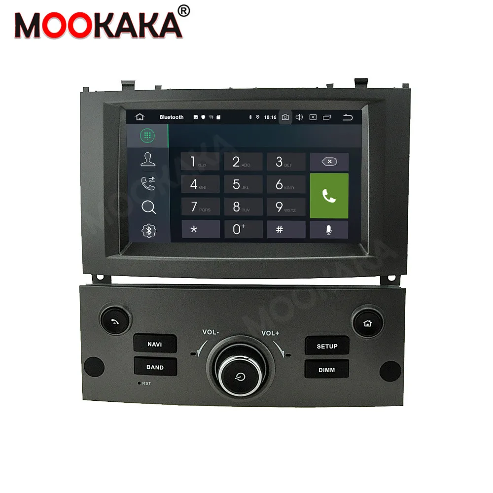 Android 13 PX6 Lettore DVD multimediale per auto Radio GPS per Peugeot 407 2004 2005 2006 2007-2010 Navigazione GPS Stereo DSP Audio PX6