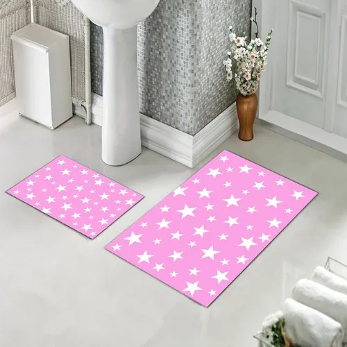 Halıforum Bath Mat Dual Toilet Seat Pad Non-Slip Bottom Bhs-402