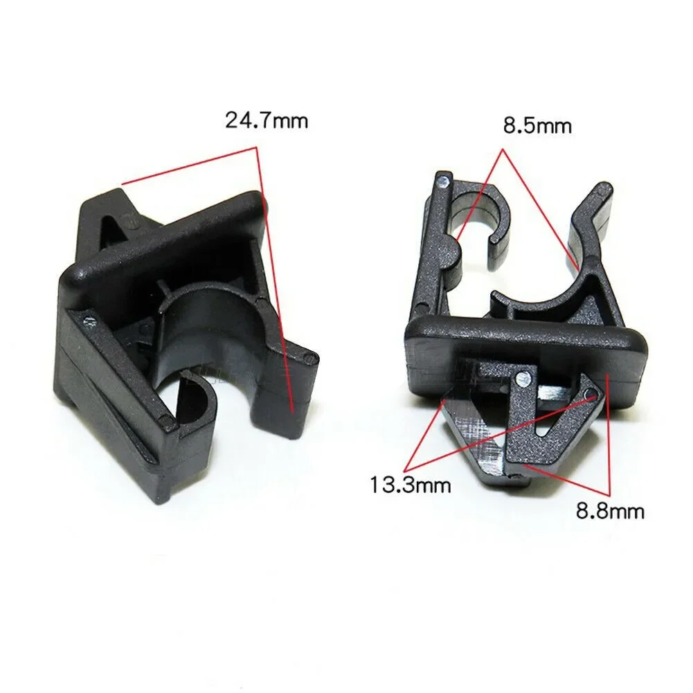 2pcs Car Bonnet Hood Prop Support Rod Clamp Clips For Honda For Accord For Civic Car Hood Prop Rod Holder Clips Auto Accessories