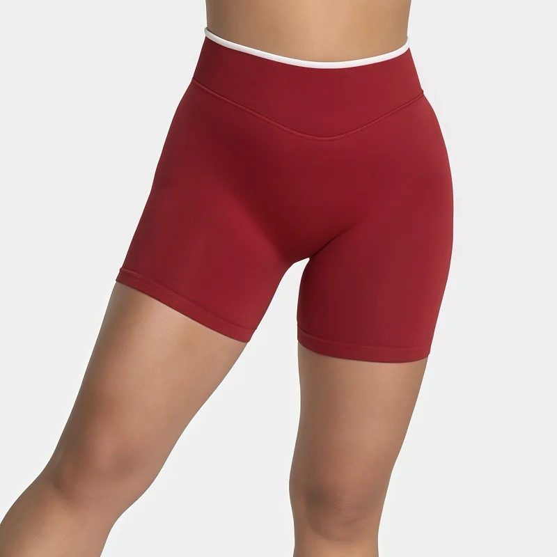 Women's Sports Shorts Gym High Waist Scrunch Seamless Yoga Leggings Cycling Shorts Workout Running Fitness Pants image 4