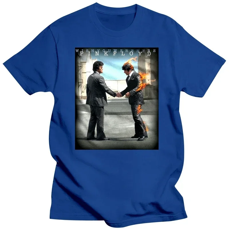 S-M-L-XL-XXL-3X-4X-5X Wish You Were Here PINK FLOYD-HAVE A CIGAR-Blk T-SHIRT New Arrival Informal fashion men manga clothes