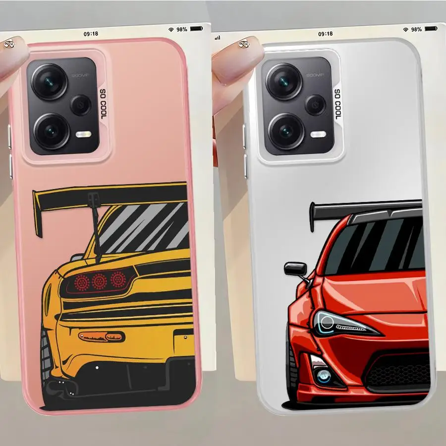 Capa traseira de telefone para Xiaomi Redmi 9C 13C A1 A2 Plus 10C A5 12C 9T 14C K60 Cool Car