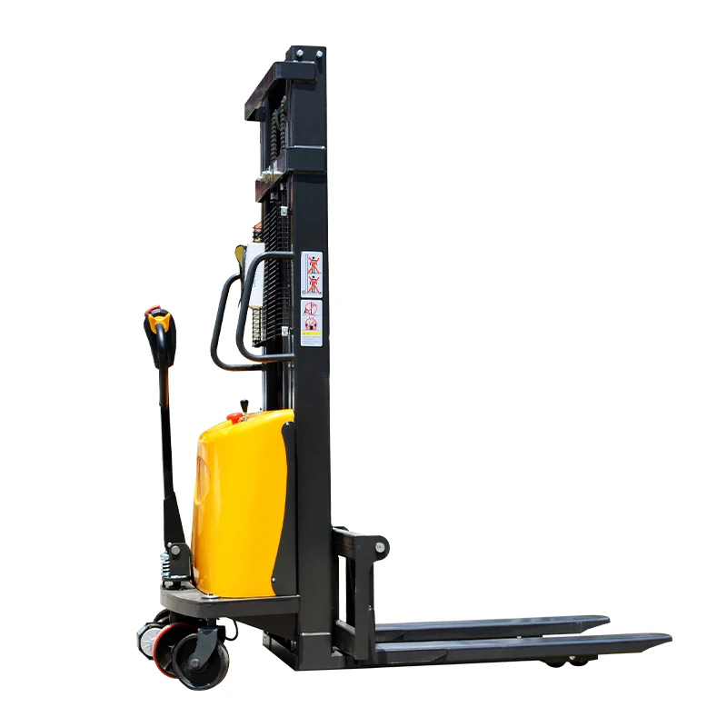 Electric Pallet Stacker 1.5ton Full Electric Forklift Walkie Stacker Lift Truck Forklift Lithium Battery for Warehouse