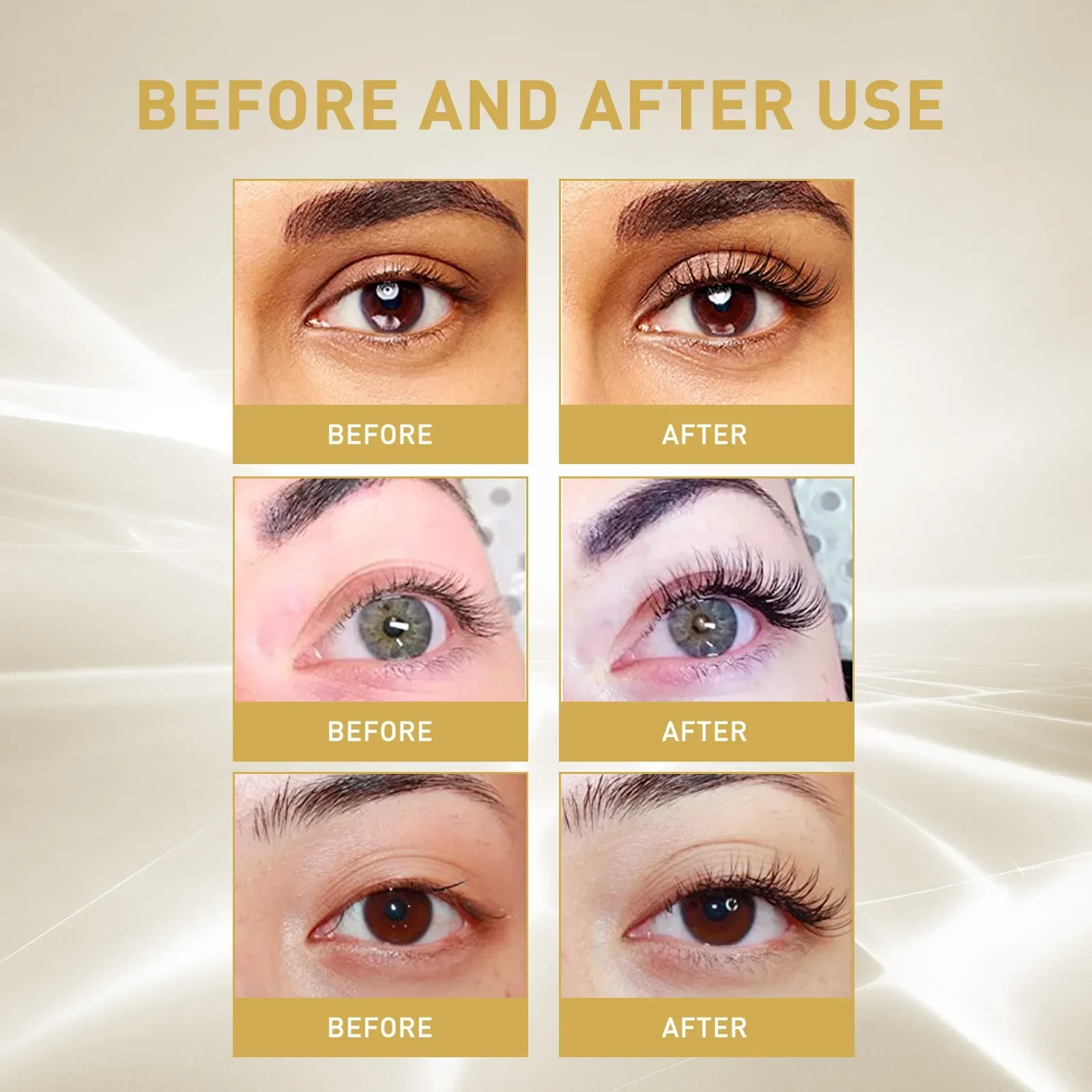 Natural Eyelash Growth Serum Eyelash Growth Enhancer Thicker Mascara Lash Lengthening Eyebrows Lift Eye Care Nutrient Solution