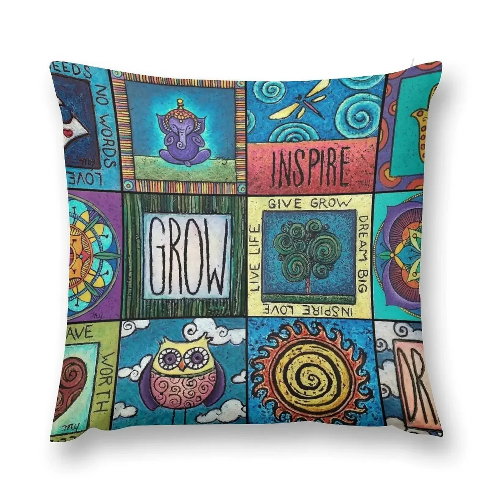

Patchwork, All my faves... Throw Pillow Pillowcases Cushions For Children pillow