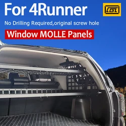 For Toyota 4runner Accessories Window MOLLE Panels rear trunk debris rack Car-Styling Modular Storage Panel 2010-2023 4R