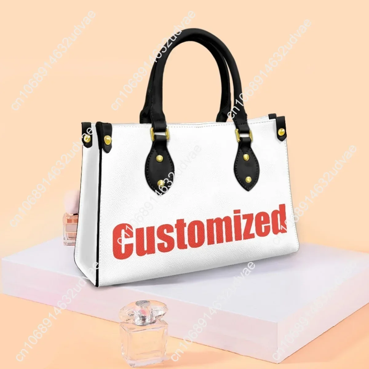 Lady Gaga Tote Bag Purse Womens Mens High Quality Personalized Text Image PU Leather Handbag Commuter Shopping Gift Bags