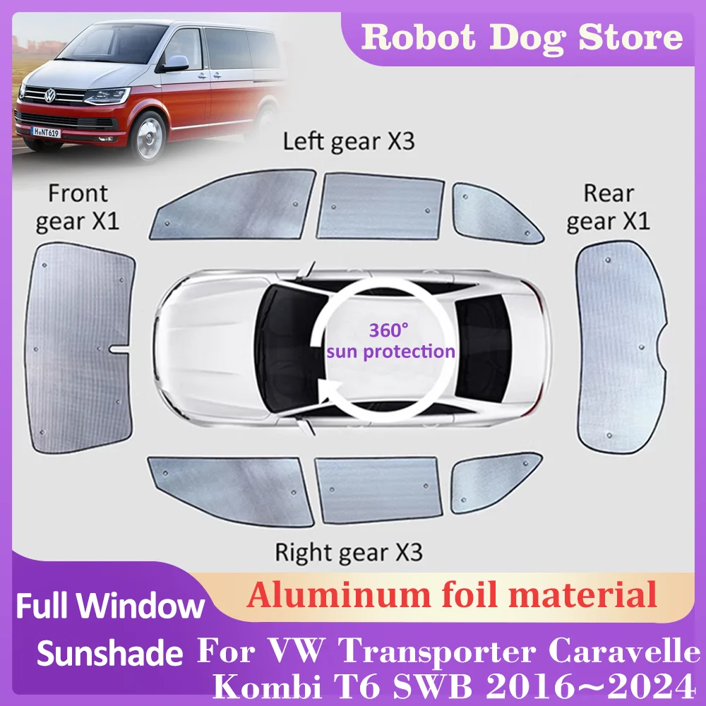 

Солнцезащитные очки для Volkswagen VW Transporter Caravelle Multivan Kombi T6 SWB 2016 ~ 2024 2017 2018 2019 2020 2021 2022 2023