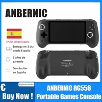 ANBERNIC RG556 Portable Games Console, 5.48Inch Amoled Screen, Android , 5500MAH Battery, Bluetooth Portable Video Game Player