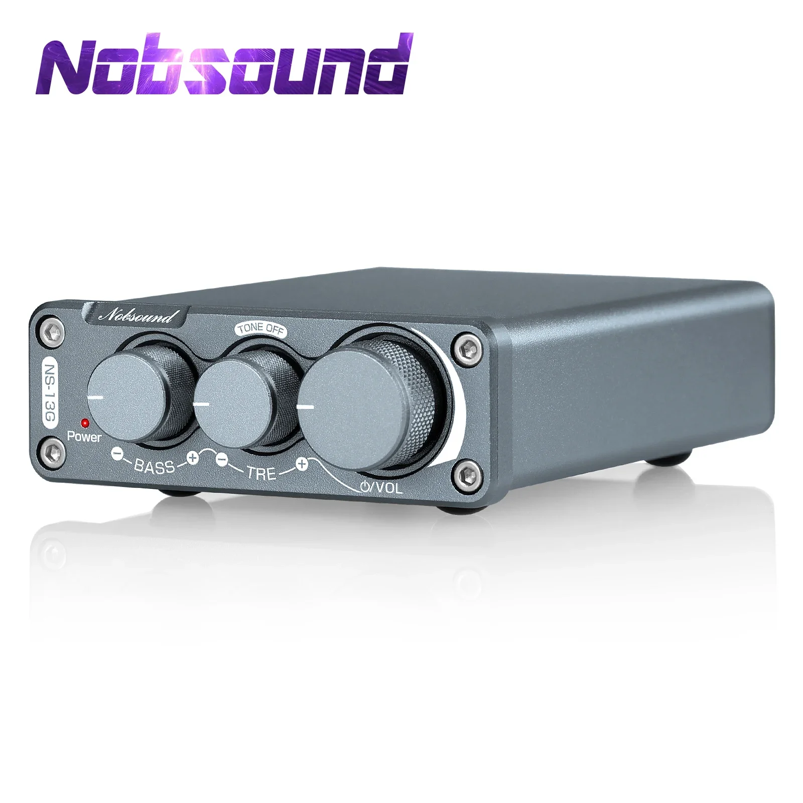 

Цифровой усилитель мощности Nobsound Mini TPA3116, класс D, стерео, настольный аудио усилитель 100 Вт + 100 Вт для домашние стерео колонки