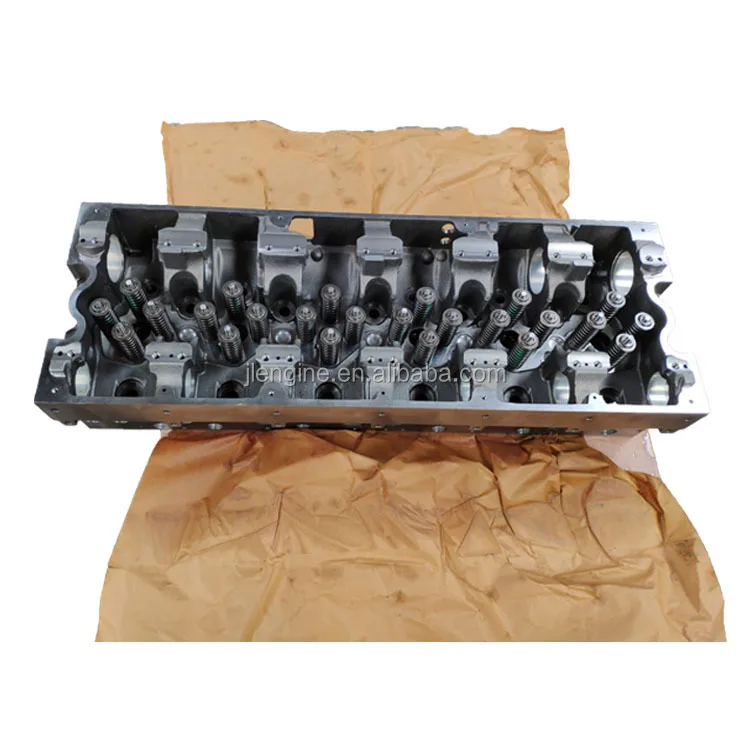 ISX15 Cylinder Head with Valves, Compatible with Cummins, 4962731, Heavy Duty Truck Engine Spare Parts