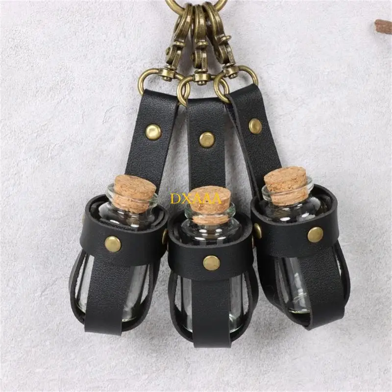 DXAA Wizard Cork Potion ขวดตัวช่วยสร้างฮาโลวีน Potion ขวดแม่มด Potion แก้วผู้ถือ Cork Stoppers สำหรับคอสเพลย์