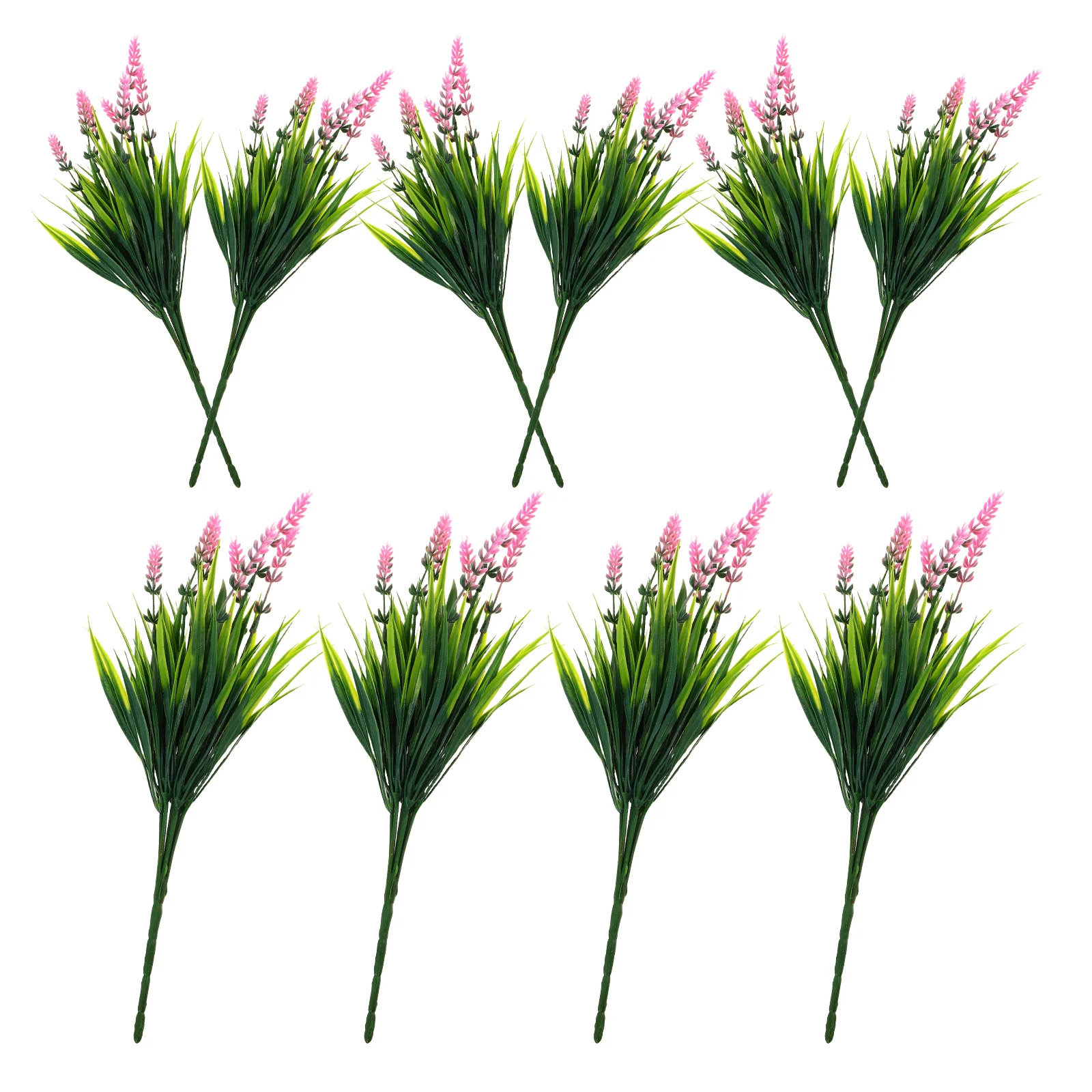 

10 Pcs Artificial Bouquet Flowers for Outdoors Lavender Plants Potted Fake Plastic Picks Garden Arrangement Stems