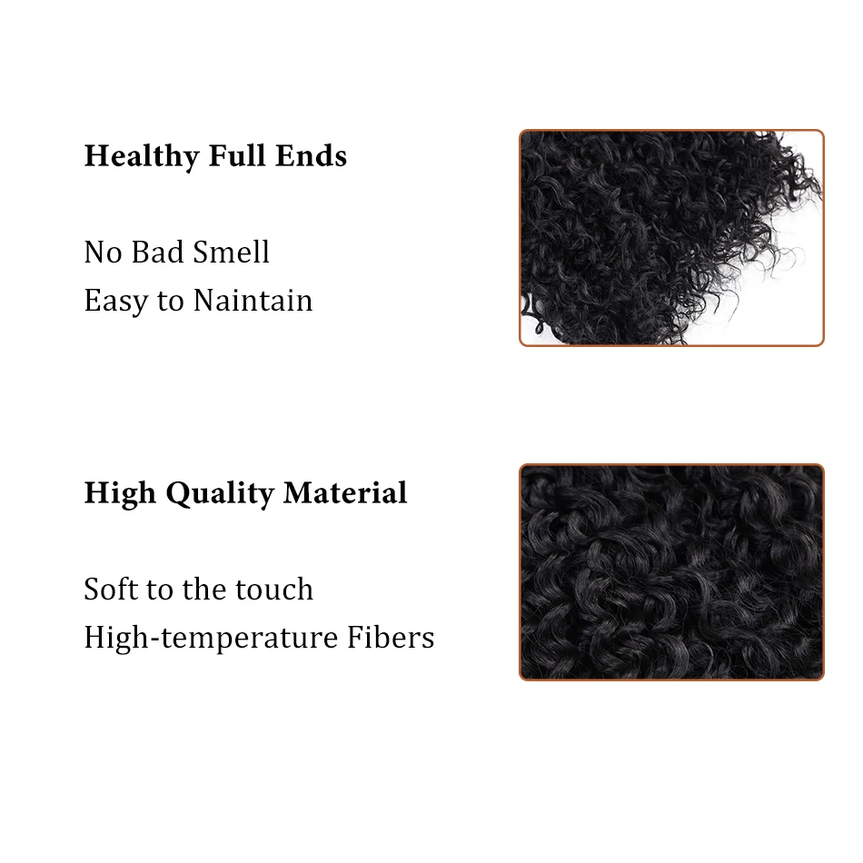 Synthetic Loose Deep Wave Hair Bundles 3Pcs/Set 100g 24/26/28 Inch Heat Resistant Fiber Curly Hair Extensions Natural Soft Weave