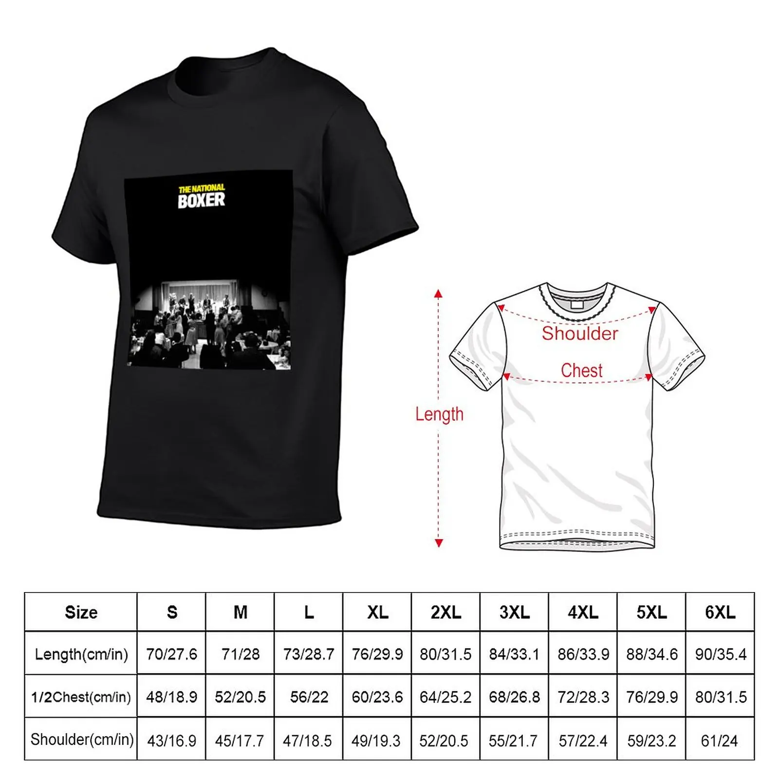 New The National boxer T-Shirt summer top Anime t-shirt heavyweight t shirts slim fit t shirts for men