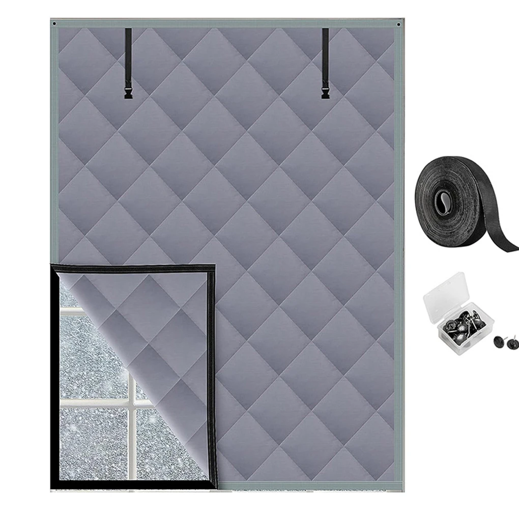

Thermal Window Cover Window Insulation Heavy Duty Insulated Window Blanket Thermal Insulated Window Cover With Closure