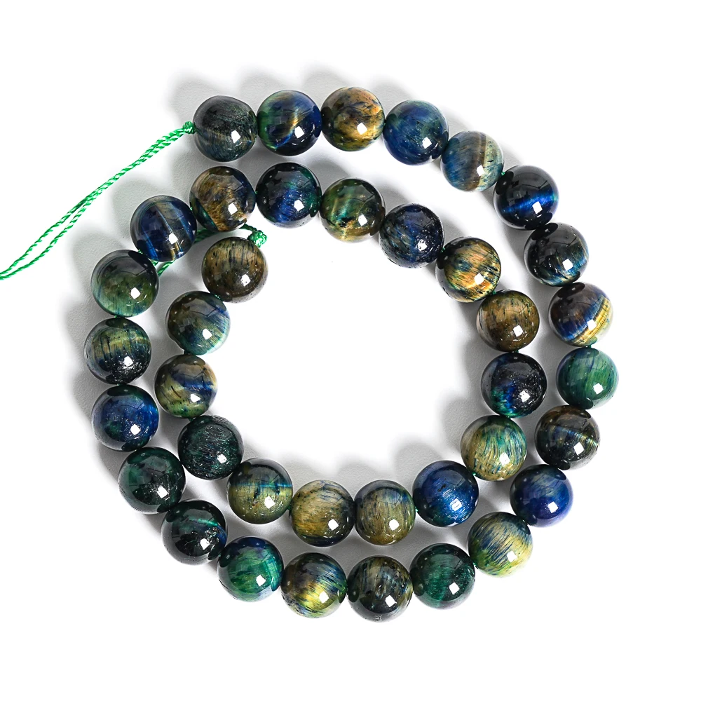 

6/8/10 мм натуральные бусины «Тигровый глаз» драгоценный камень круглый камень свободные бусины для изготовления ювелирных изделий DIY браслет ожерелье аксессуары