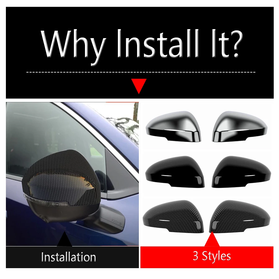 

Для Nissan Kicks 2025 2026 автомобильное боковое зеркало заднего вида, крышка, наклейка на внешнюю дверь, чехол заднего вида, отделка, аксессуары из углеродного волокна