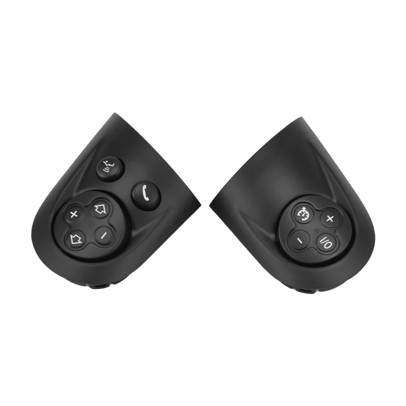 L10A For MINI Cooper R55 R56 R57 R58 R59 R60 R61 Compatible 2X Steering Wheel Multifunction Control Switch Cover