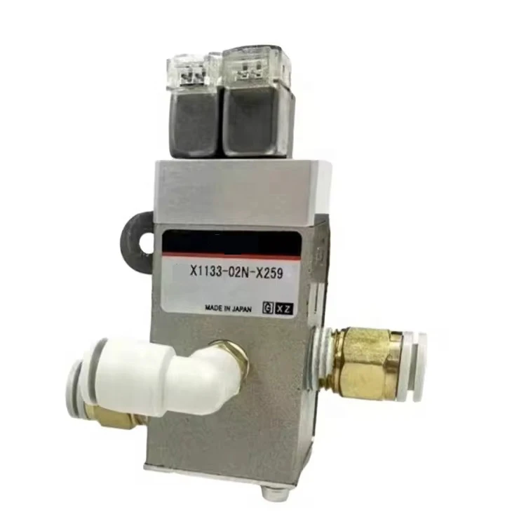 Mesin Pemotong Plasma Katup Gas Pabrik Original Ready Stock SMC VEX1133-02N-X259 Katup Elektromagnetik Katup Magnetik Solenoid