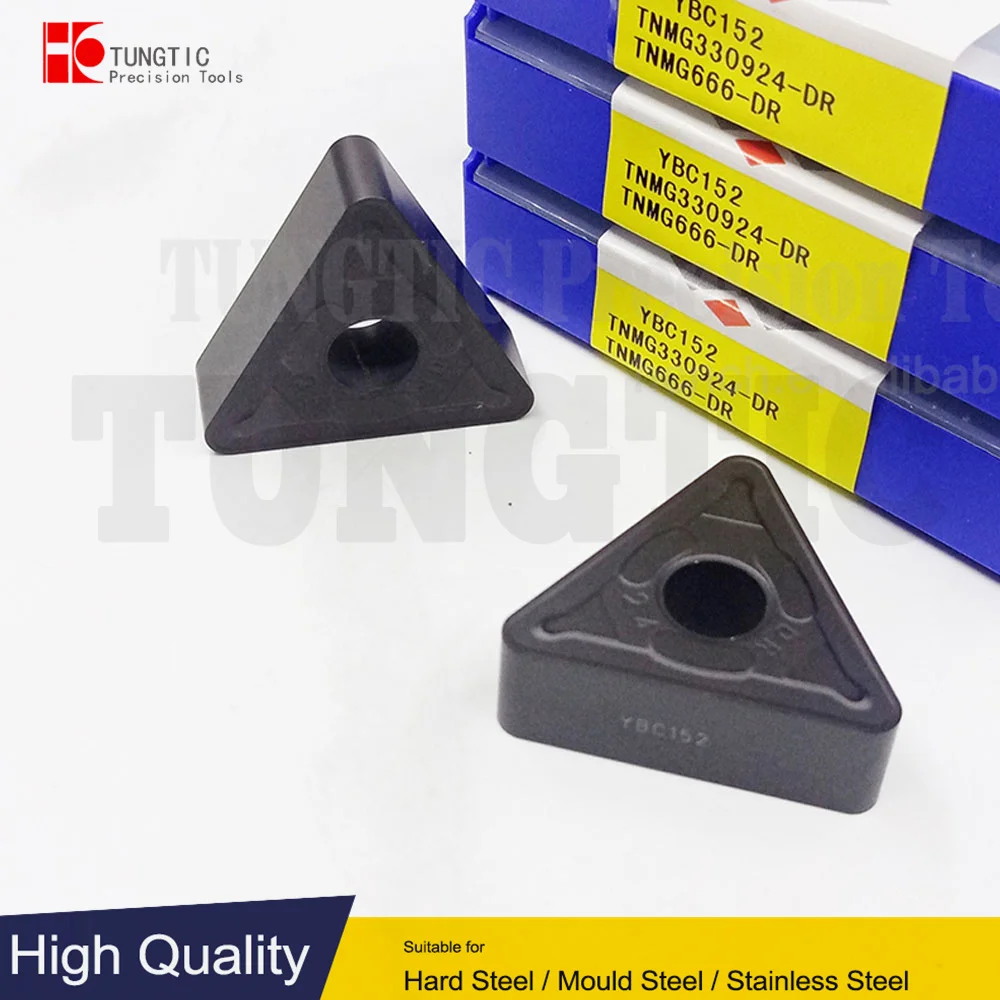 

TNMG330924-DR YBC152 YBC252 TNMG666-DR Turning Inserts Carbide Cutter For CNC TNMG 330924-DR