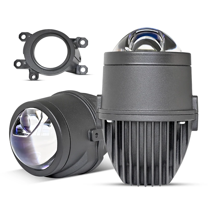 Car 2 Inch Mini BI Laser Led Fog Lights Driving Light 6000K 130W Bi LED Fog Lamp Headlight For Toyota Universal Auto Accessories