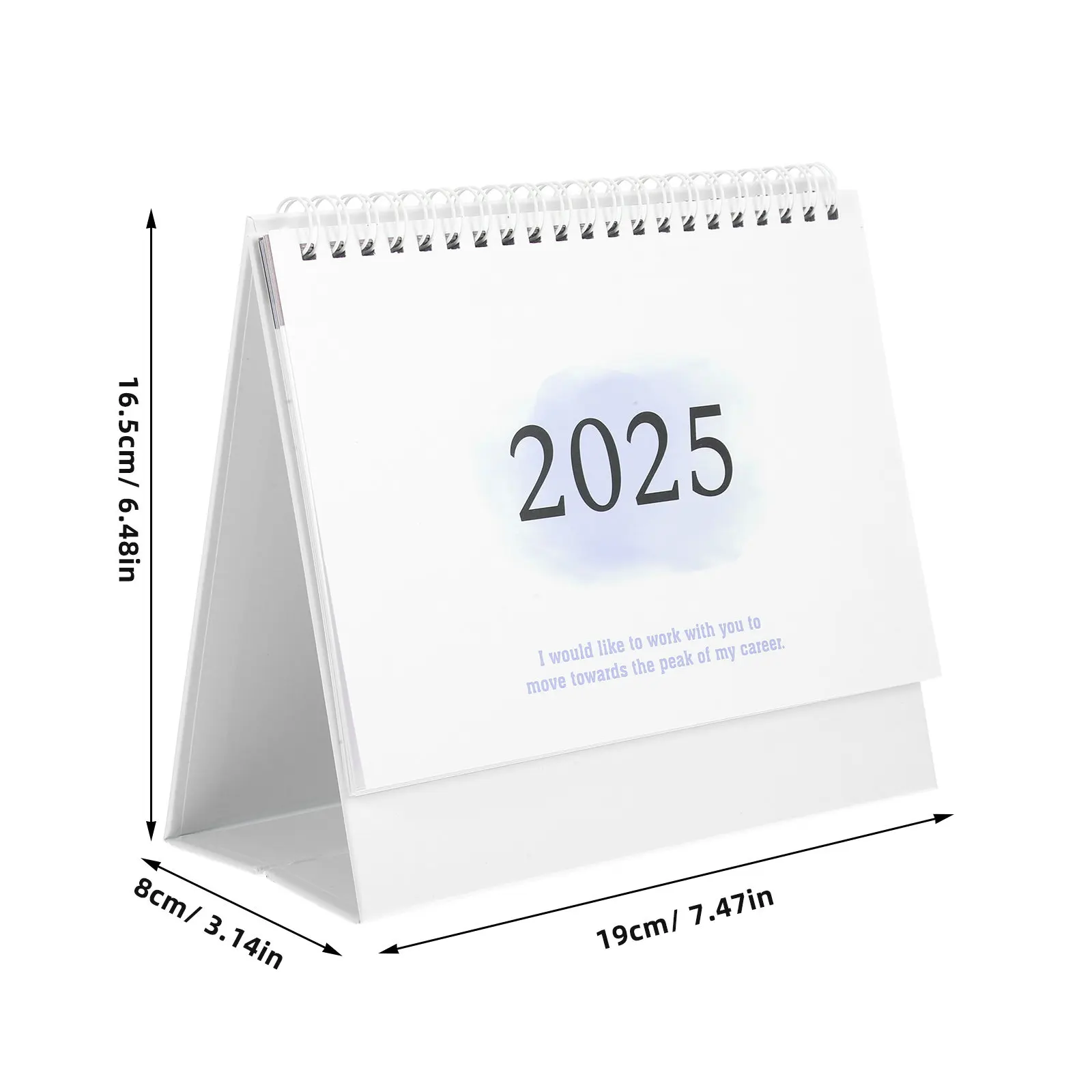 2025 Desk Calendar Modern Standing Monthly Calendar for Office Home Decoration Desktop Organizer Note Tracker Fine Workmanship