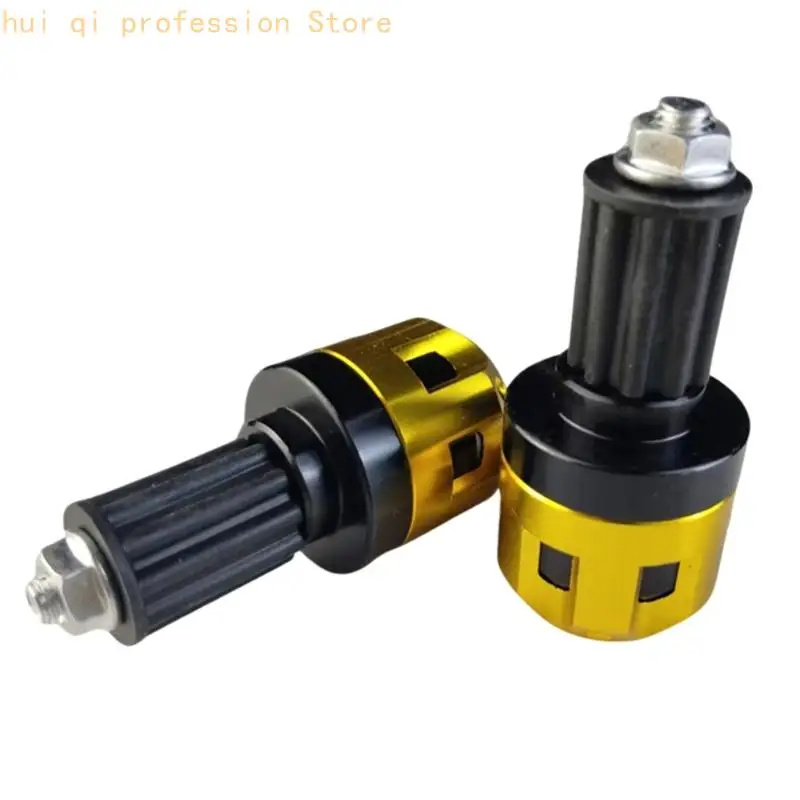 Stoßfeste Motorrad-Lenkerstopper aus hochwertigem Aluminium für Sicherheit und Langlebigkeit. Ersatzkappen-Stecker H8WE – Detail 9