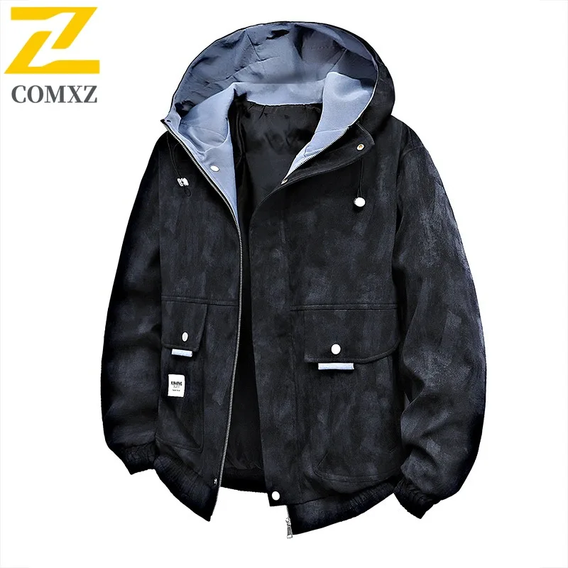 

COMXZ Мужская куртка Водонепроницаемая ветрозащитная удобная уличная альпинистская дорожная куртка Износостойкая ветровка для приключений