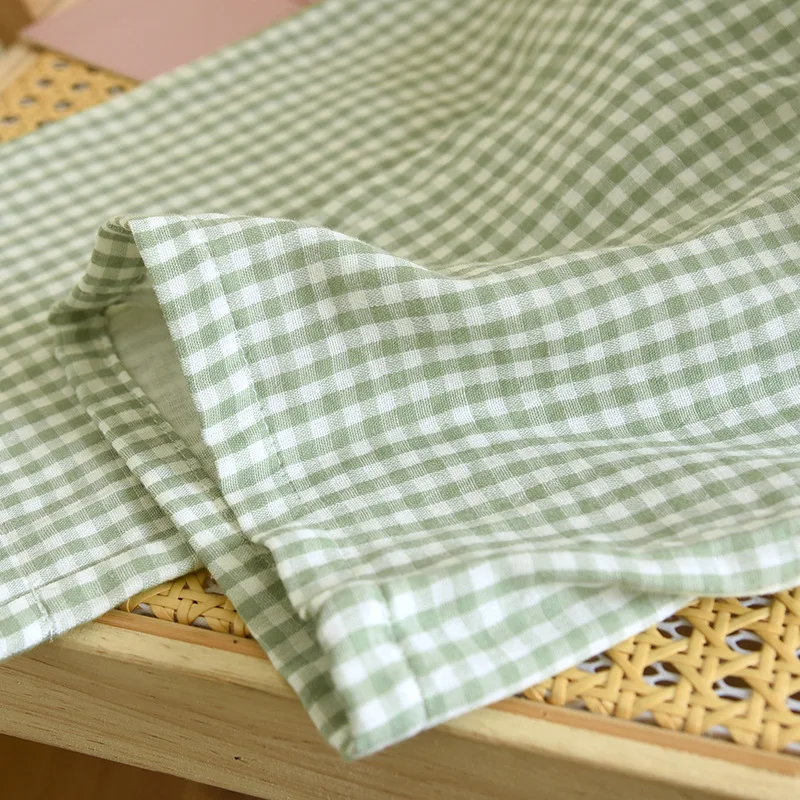 جديد ربيع/صيف 2025 سراويل نائمة للزوجين 100% قطن شاش للرجال والنساء سراويل منزلية رفيعة بسيطة متقلب