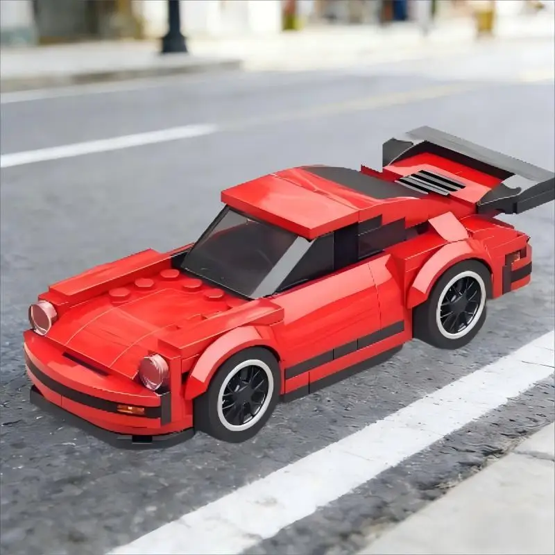 

City Supercar Model Moc-26176 Building Bricks Red City Car Technology Modular Blocks Gifts 201PCS Assembly Toy Sets