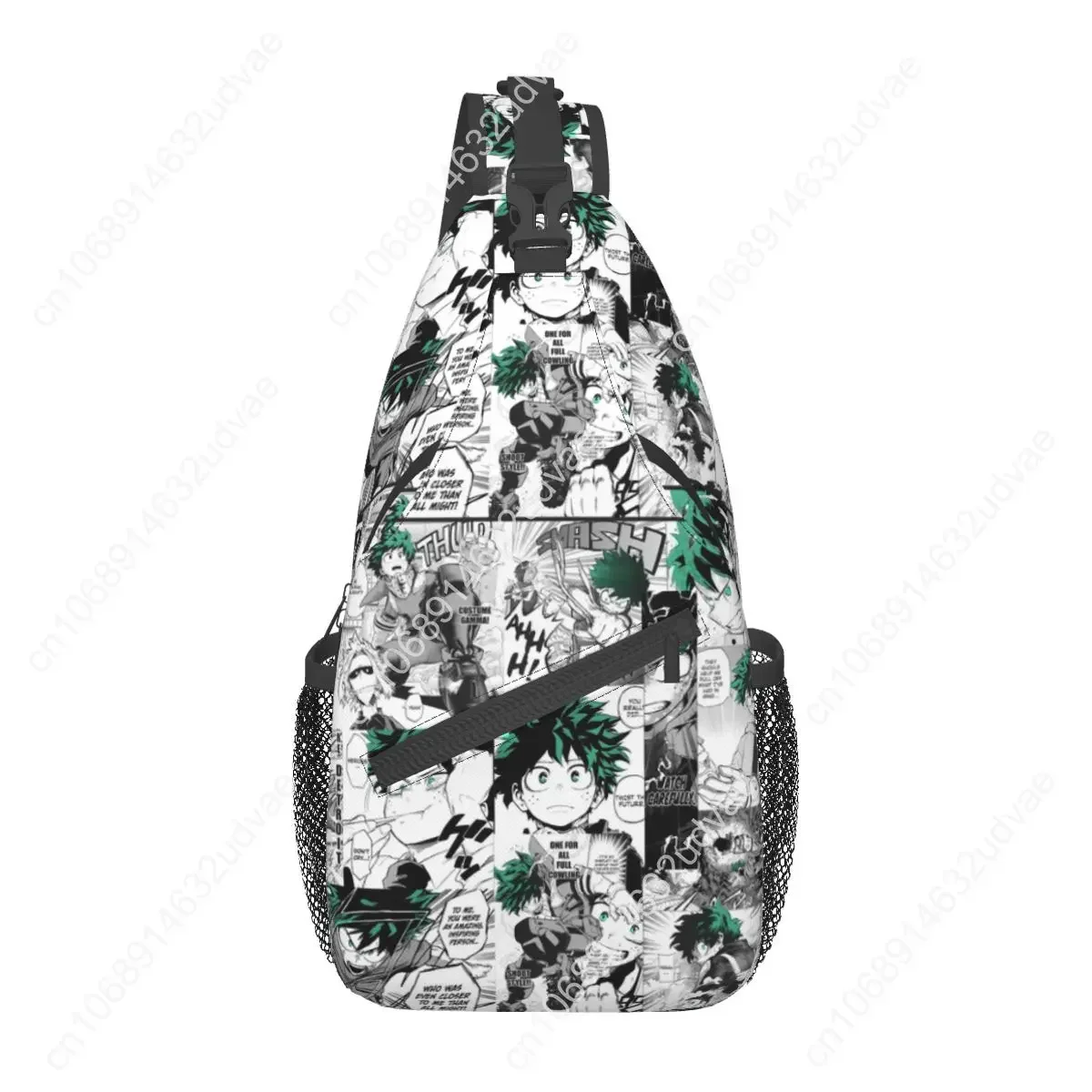 My Boku No Hero Academia Small Sling Bag Chest Crossbody Shoulder Backpack Outdoor Hiking Daypacks Deku Manga Anime School Bags