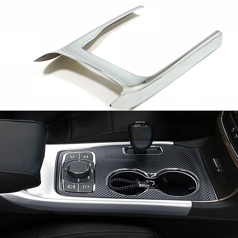 

Car Interior For Jeep Grand Cherokee 2014 2015 2016 2017 2018 Gear Shift Box Panel Cover Trim Styling Accessories