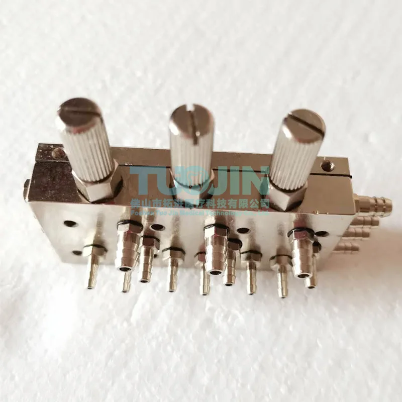 歯科用ドリルアクセサリーユニットチェア部品用トリプルダイアフラムバルブ-必須の歯科機器スペアパーツ