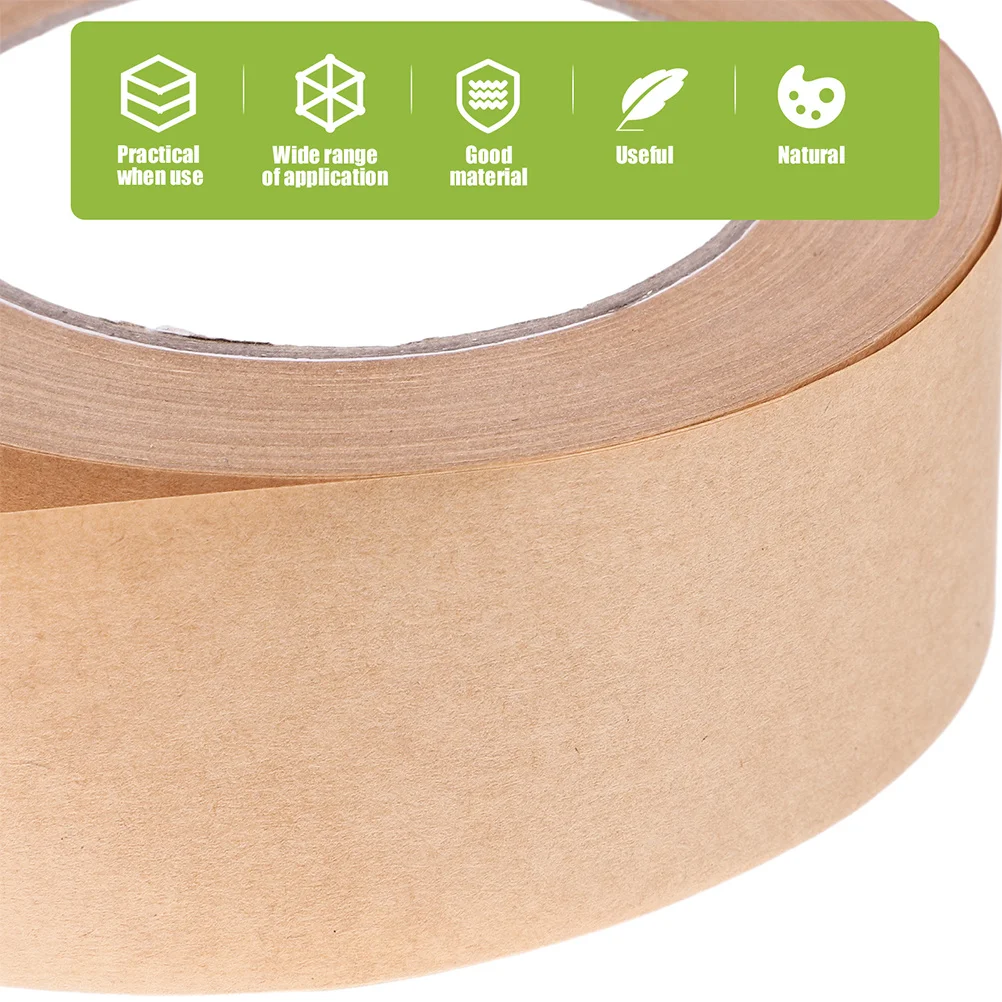 Water Activated Tape 2 Rolls Paper Packing Framing Mounting Artistic Embellishment Reliable Fixation Cost Effective Sealing