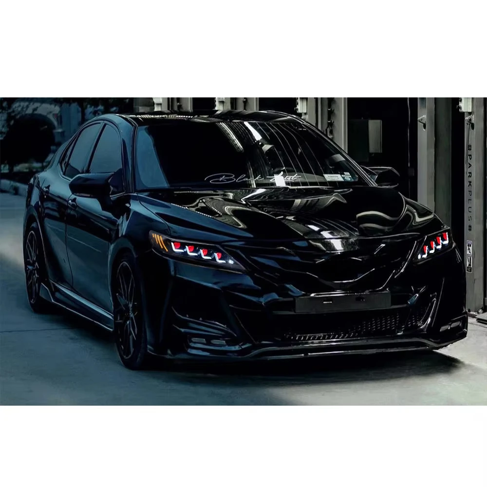 

TT-ABC LED Headlights for Toyota Camry 2018-2024 XSE XLE TRD LE SE Hybrid Headlamps with Demon Eyes Auto Assembly