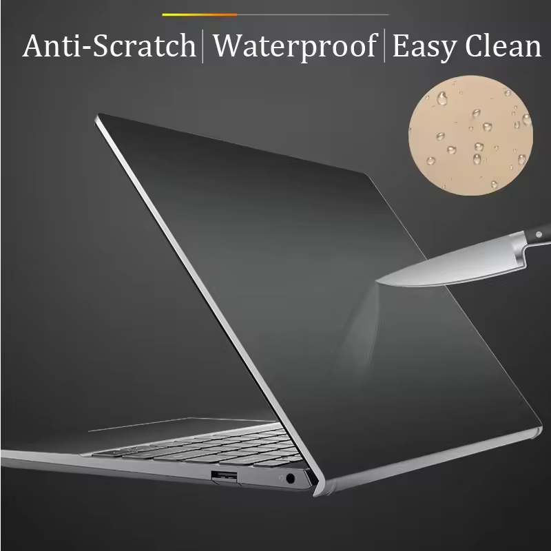 부착 완료된 노트북 모습