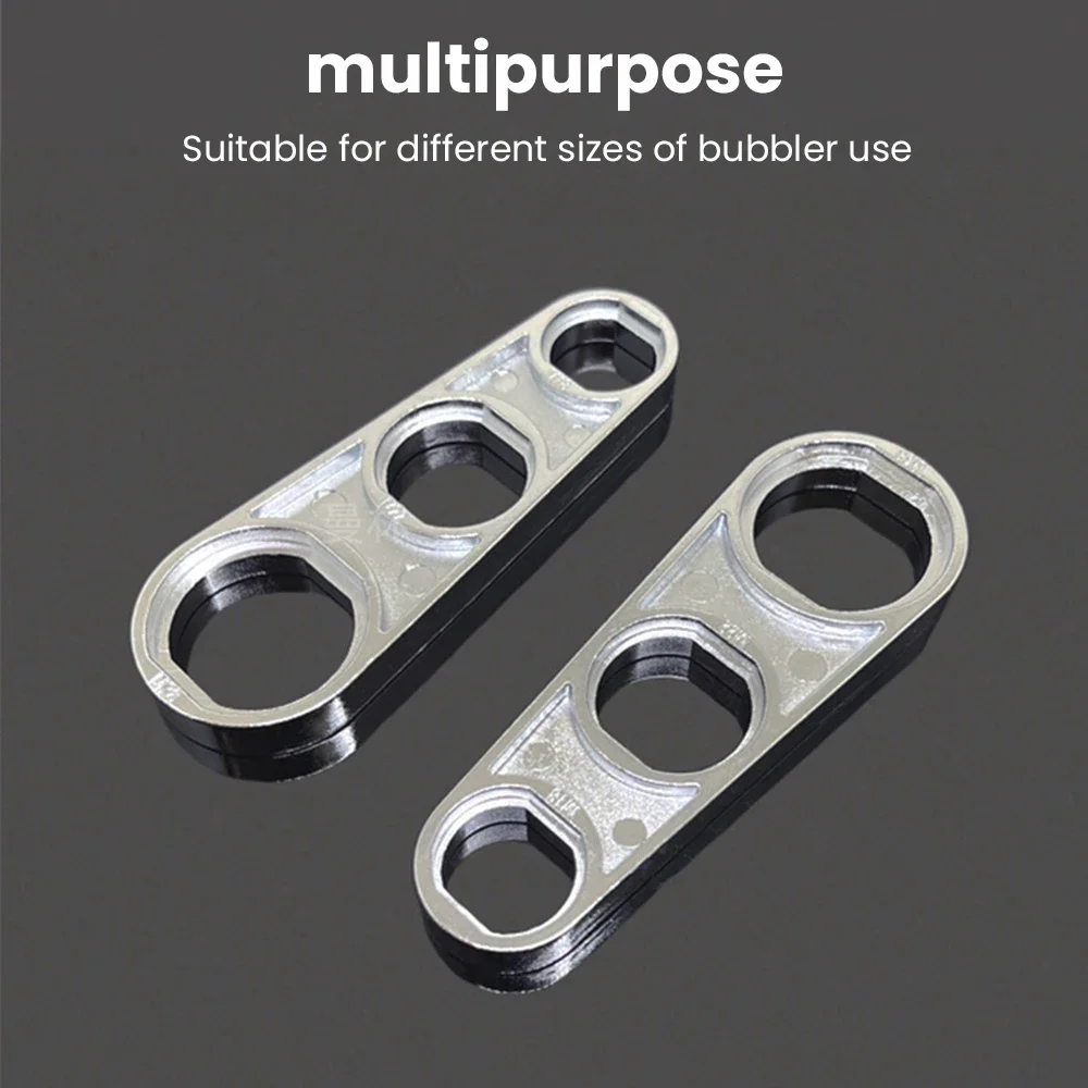 Alat Perbaikan Keran Air Universal Wrench6-in-1, Kunci Aerator Keran, Pengatur Aliran Air, Bubbler Keran, Tukang Ledeng Kamar Mandi