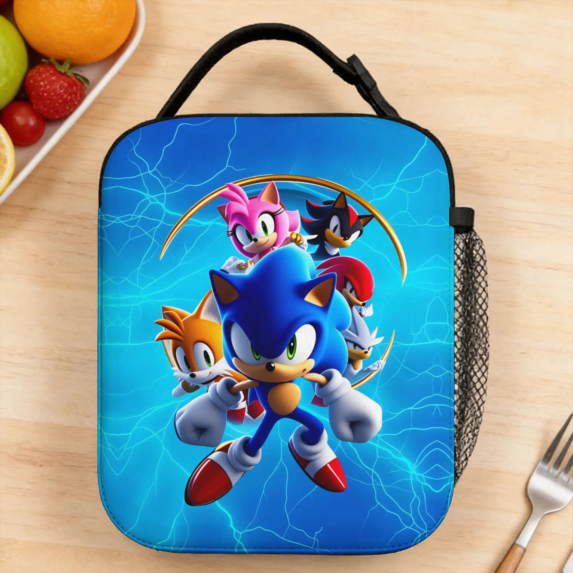 Cartoon Sso-Nnic Lunch Bag Retro Travel Lunch Box Designer Portable Cooler Bag