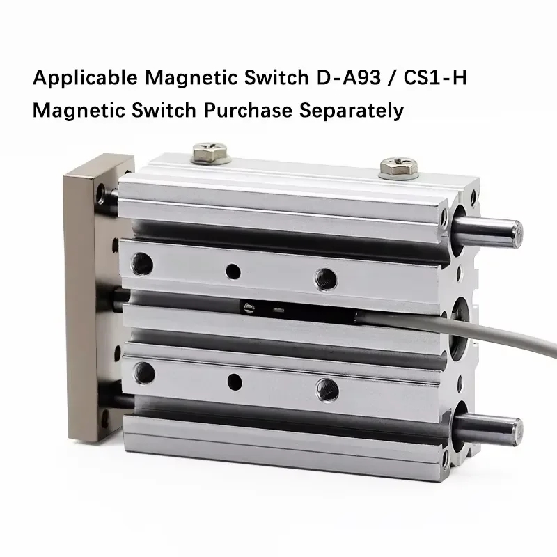 MGPL Type Pneumatic Compact Guide Cylinder MGPL32 MGPL40 MGPL50 MGPL63 MGPL80 MGPL100 Stroke 50/75/100/125/150/200MM