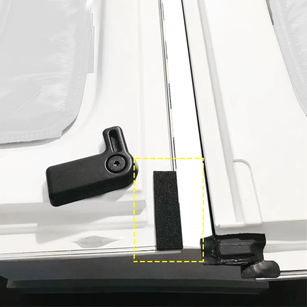 17-PACK Hard Top Seal Kit for 2007-2018 Jeep Wrangler JK JKU Rubicon Sport Sahara Interior Mouldings Accessories Black