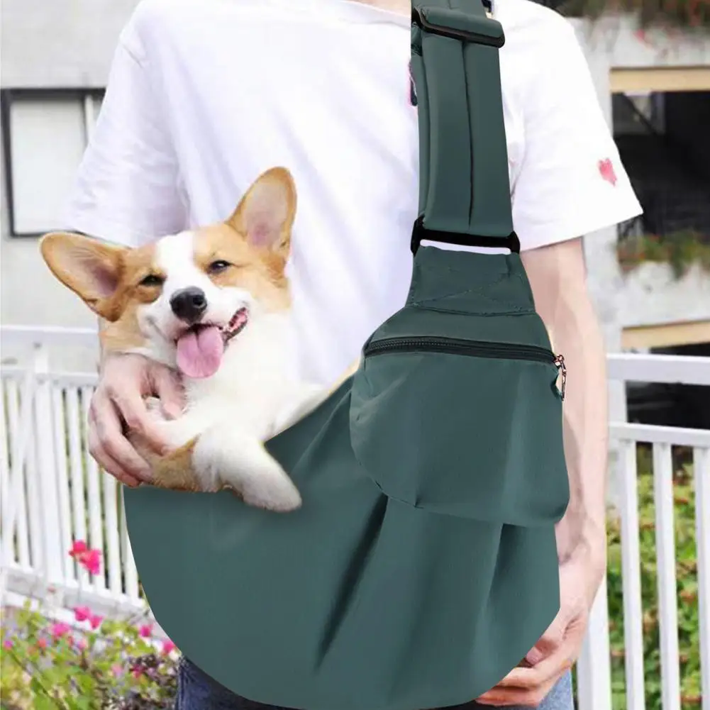 Pet Carrier Bag Comfortable Breathable Dog Crossbody Shoulder Bag Large Capacity Scratch-resistant Secure Puppy Transport Bag