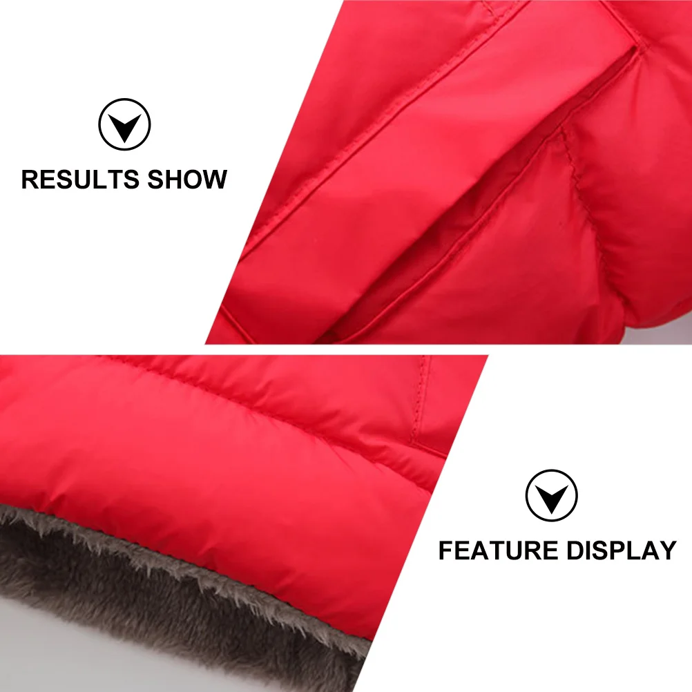 

1Pcs Kids Lamb Wool Hooded Winter Coat Thickened Cotton Padded Jacket Warm Casual Wear Children Winter Clothes Cotton Coat