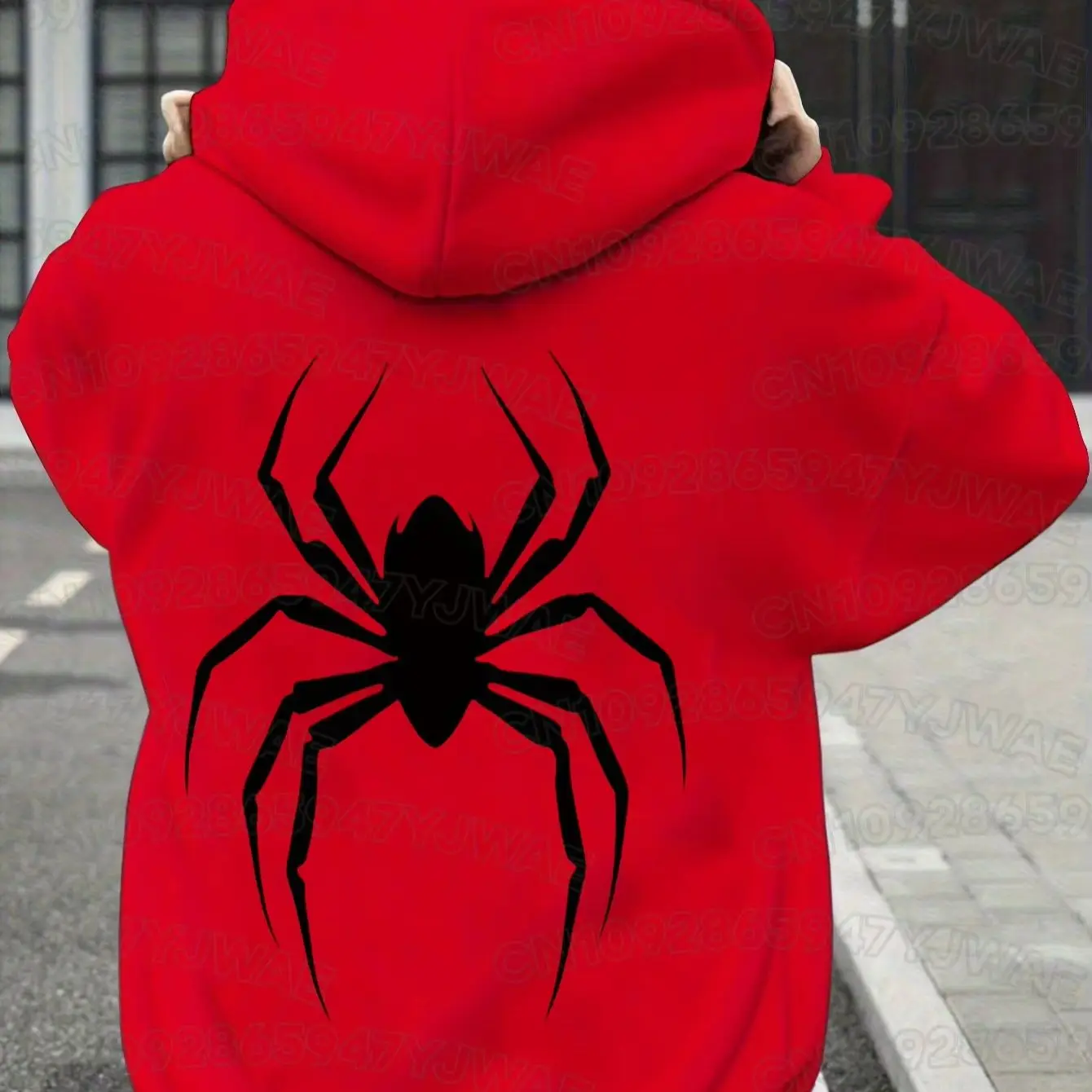 Herbst- und Winter-Spinnen-Hoodie für Männer und Frauen, Streetwear, Harajuku, Grafik-Hoodie, Punk, Gothic, Y2K-Kleidung, Paar-Sweatshirt – Detail 5