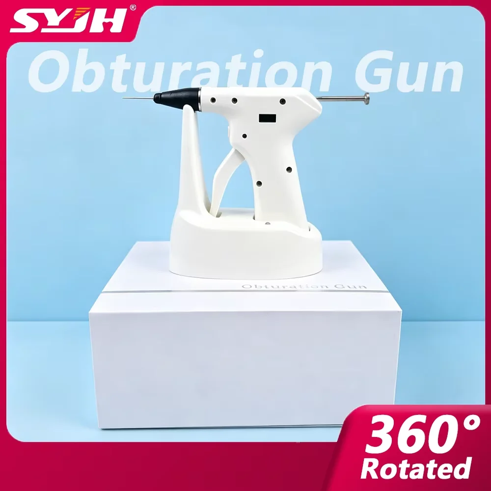 

SYJH Dental Wireless Heat Gutta Percha Obturation Gun 360° Rotated Needle Fast-Fill 3D Hot Melt Filling System Dentistry Tools