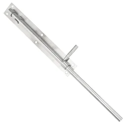 Slide Bolt Latch 38.5cm French Door Lock Door Bolt Lock Slide Gate Cane Bolt  Stainless Steel Door Latch Sliding Lock Safety