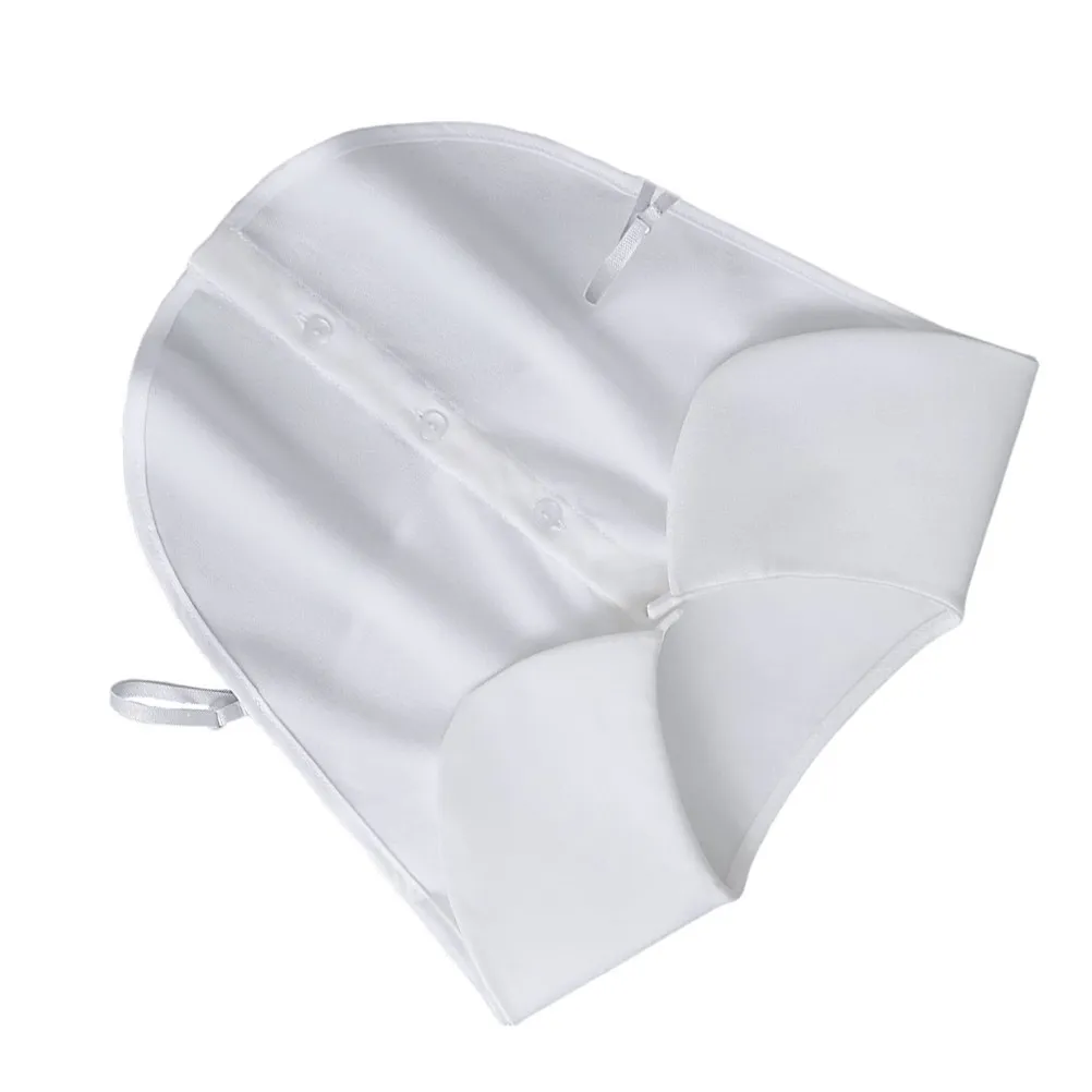 Cuello Falso Redondo Desmontable de Gasa Blanca para Mujer, Elegante y Ligero, Accesorio para Combinar en Capas, Ideal para Oficina, Casual y Eventos Sociales