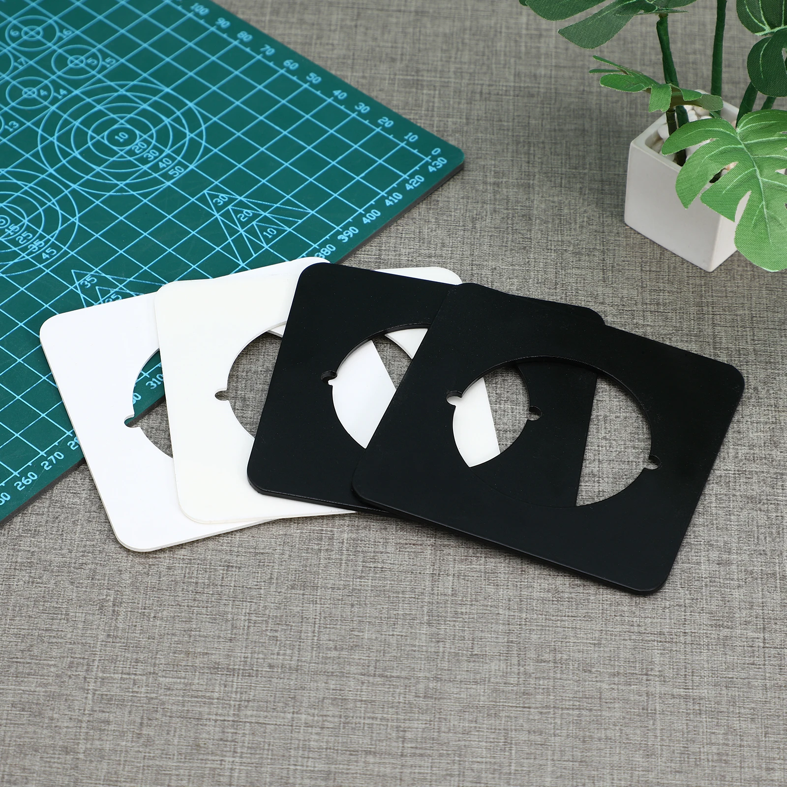 

2Pcs Door Lock Guard Plate Stainless Steel Reinforcement Durable for Residential Commercial Use Deadbolt Cover