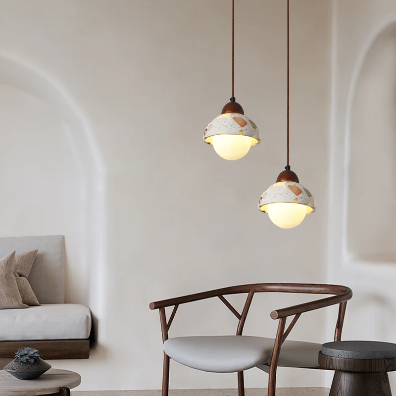 

Stone Pendant Lamp For Dining Room Kitchen Living Room Bedroom Bedhead Modern Nordic Style Design Decoration Chandelier Light