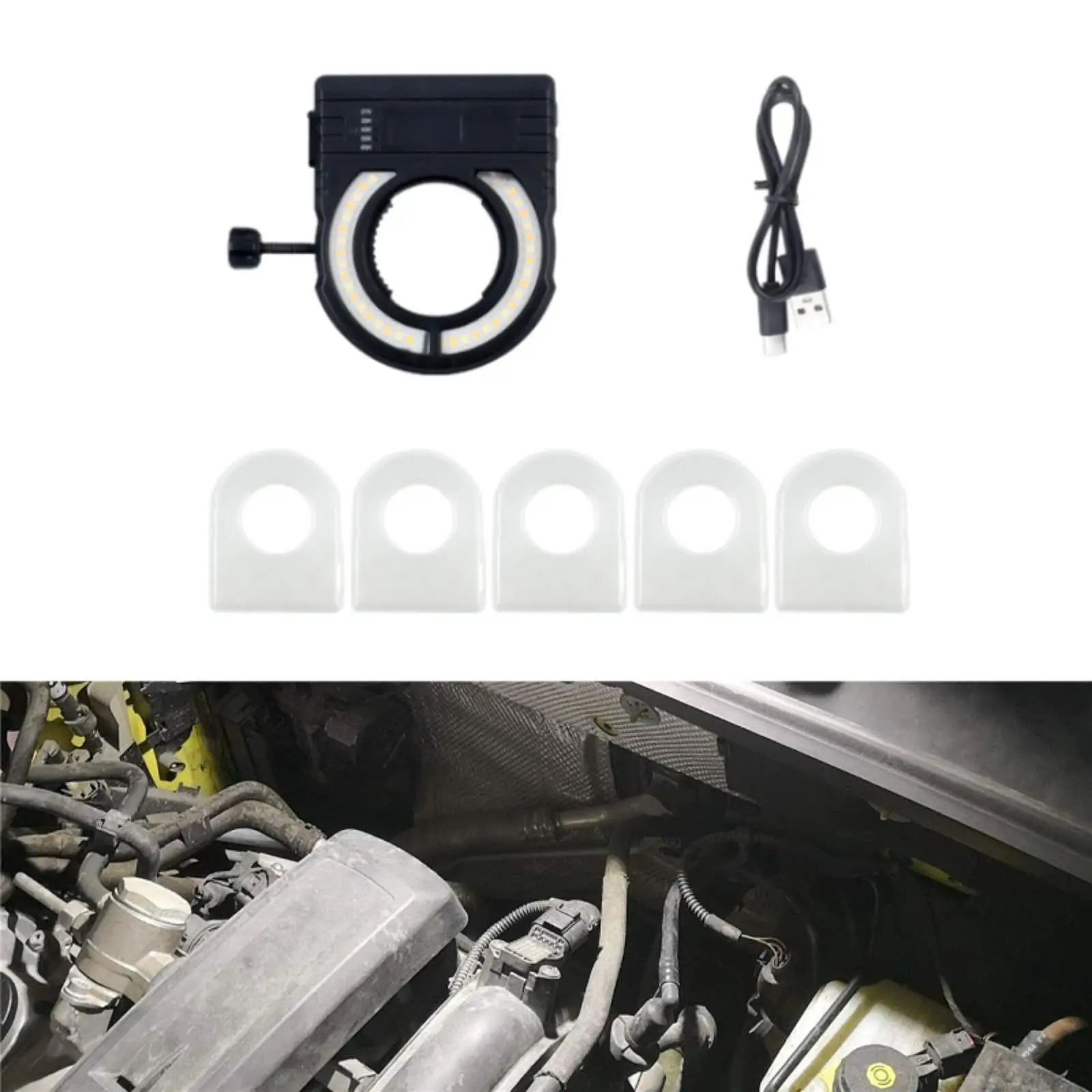 

Спрей-светильник для равномерного распыления вспомогательного освещения, заполняющий свет автомобильной краски